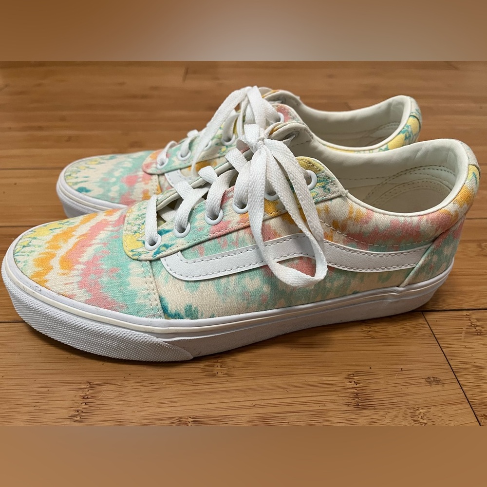 Vans Pastel Tie-Dye Canvas Low-Top Sneakers